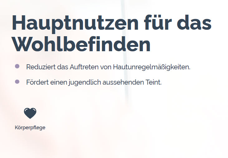 doTERRA Salubelle Beauty Mischung Hauptnutzen